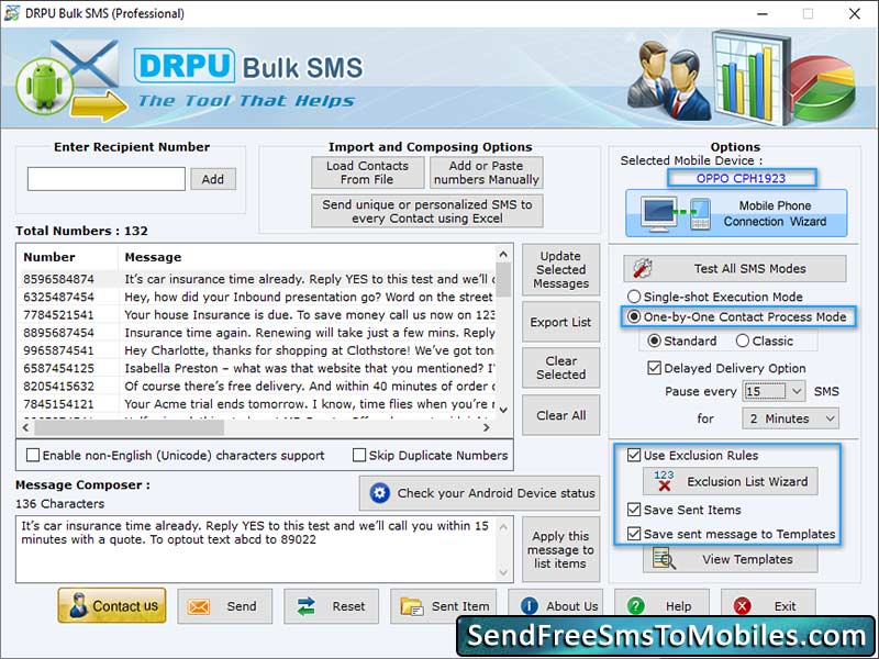 Mobile Text Messaging Software 8.2.1.0