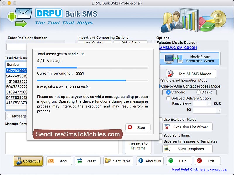 Send Free SMS to Mobiles 8.2.1.0