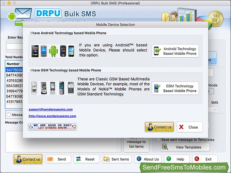 Mac Bulk SMS Software 9.2.1.0 full